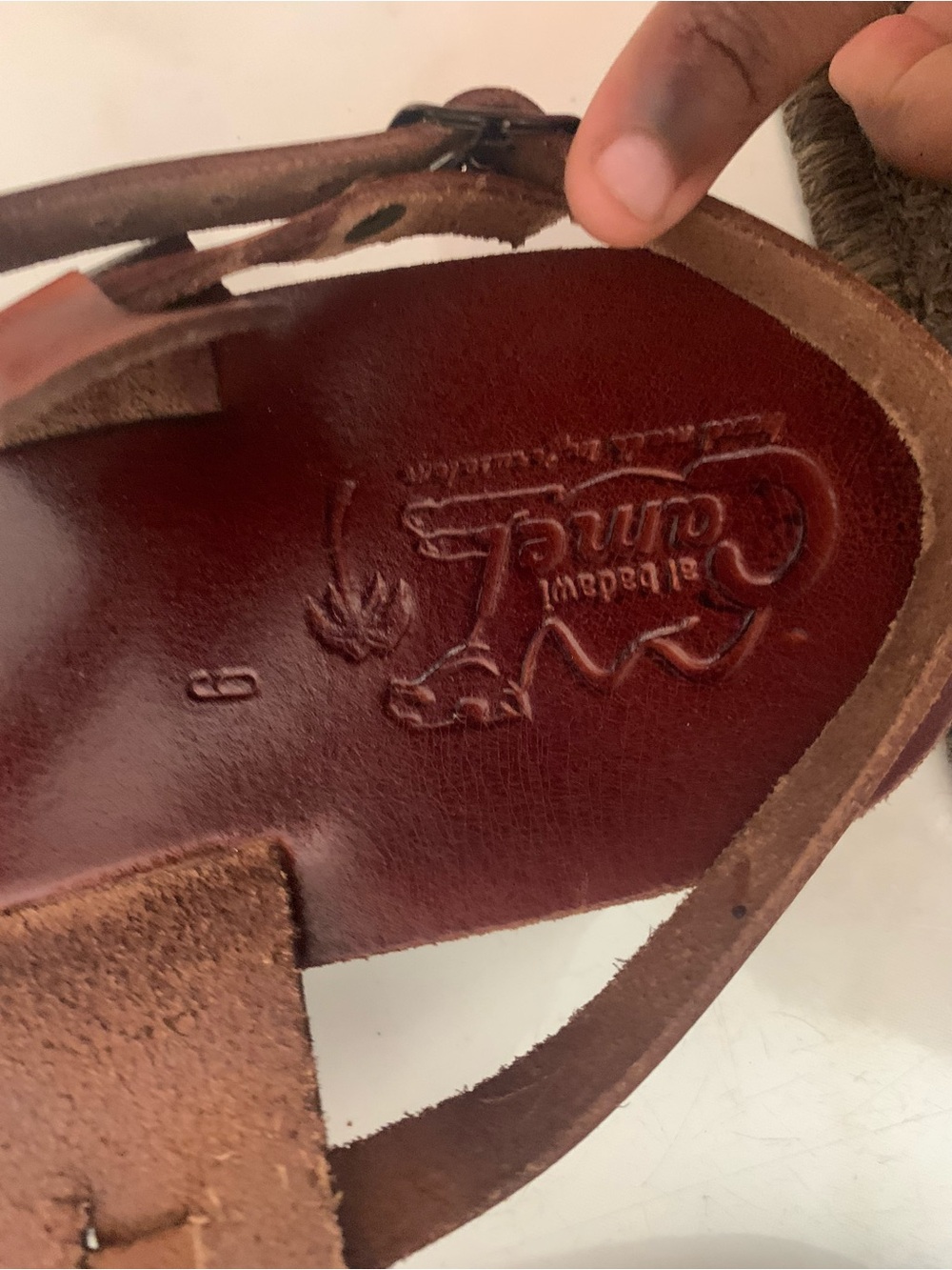 Caribu Genuine Leather Brown Sandals
